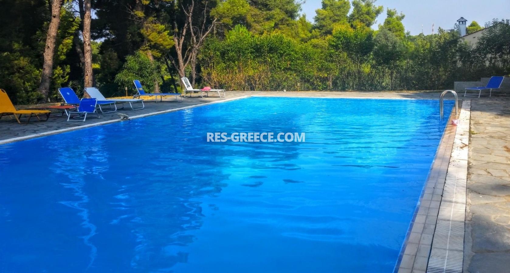 Маркос, Халкидики-Кассандра, Греция - коттедж в сосновом лесу в комплексе с бассейном - Фото 31