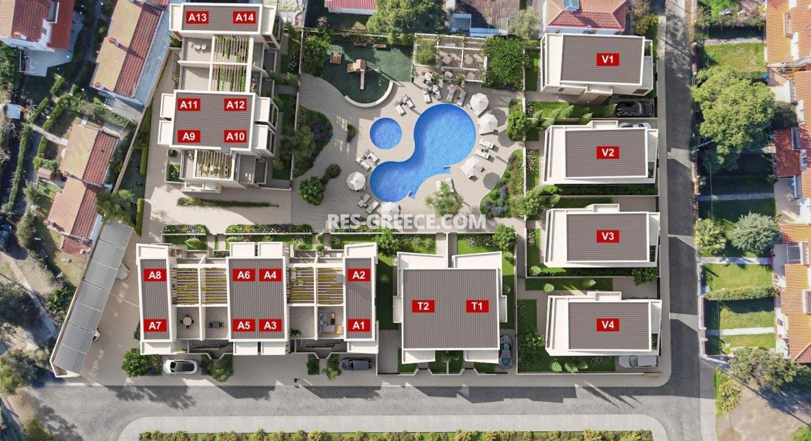 Дари Виллас, Халкидики-Ситония, Греция - новый комплекс люкс у пляжа - Фото 14