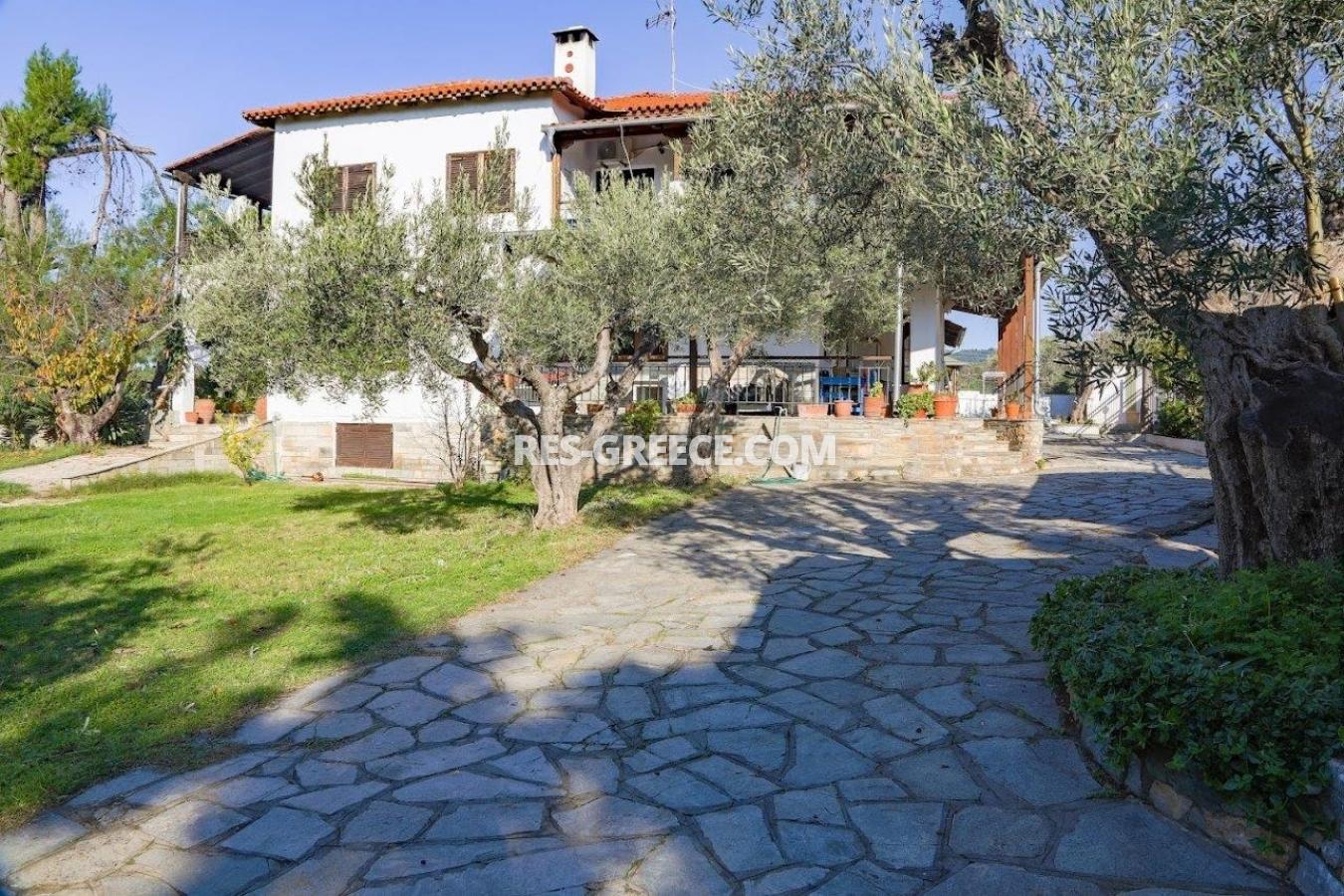 Прометеас, Халкидики-Ситония, Греция - большая вилла под реновацию в престижном месте в 80м от моря  - Фото 28