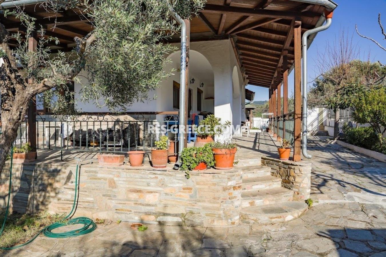 Прометеас, Халкидики-Ситония, Греция - большая вилла под реновацию в престижном месте в 80м от моря  - Фото 23