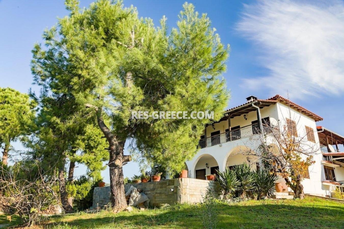 Прометеас, Халкидики-Ситония, Греция - большая вилла под реновацию в престижном месте в 80м от моря  - Фото 29