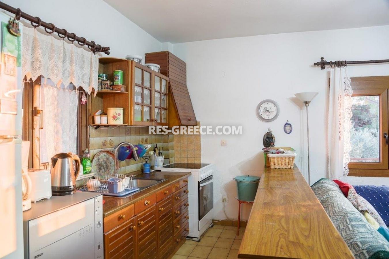 Прометеас, Халкидики-Ситония, Греция - большая вилла под реновацию в престижном месте в 80м от моря  - Фото 8