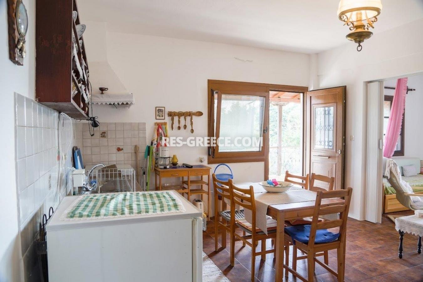 Прометеас, Халкидики-Ситония, Греция - большая вилла под реновацию в престижном месте в 80м от моря  - Фото 11