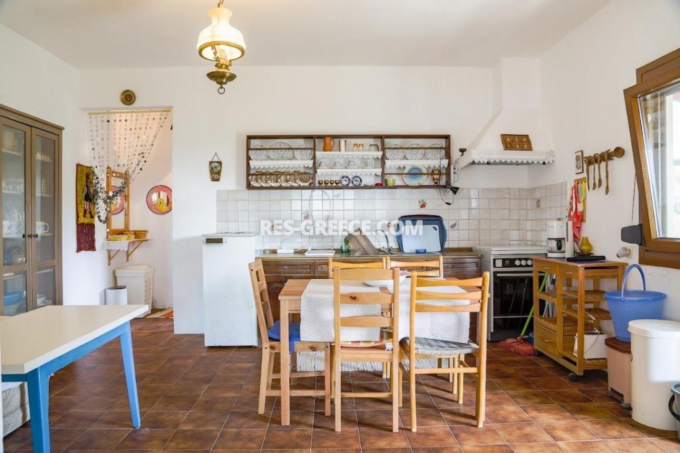 Прометеас, Халкидики-Ситония, Греция - большая вилла под реновацию в престижном месте в 80м от моря  - Фото 12