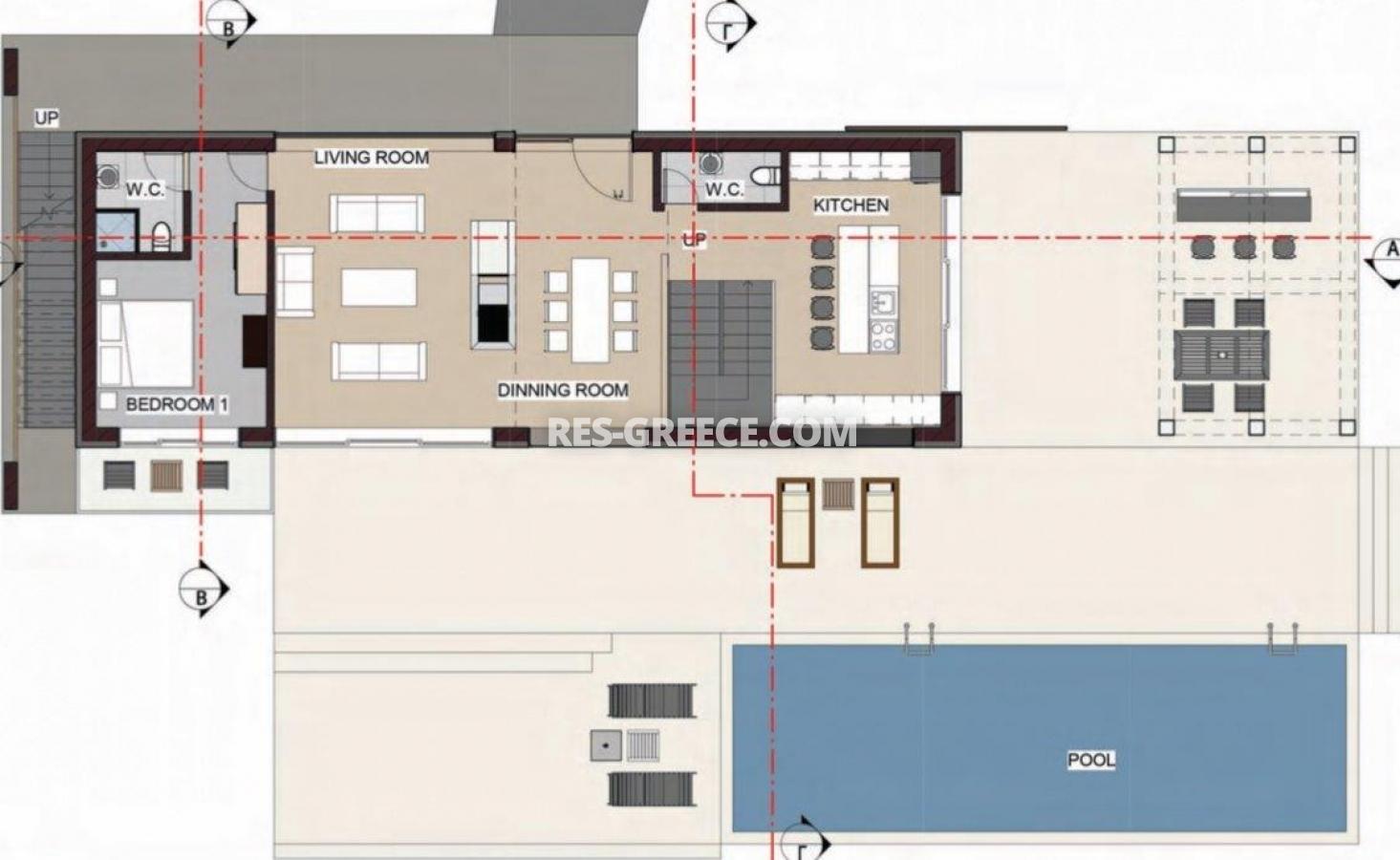 Участок Голден Сэнд, Халкидики-Кассандра, Греция - Участок с панорамным видом на море и разрешением на строительство виллы - Фото 6