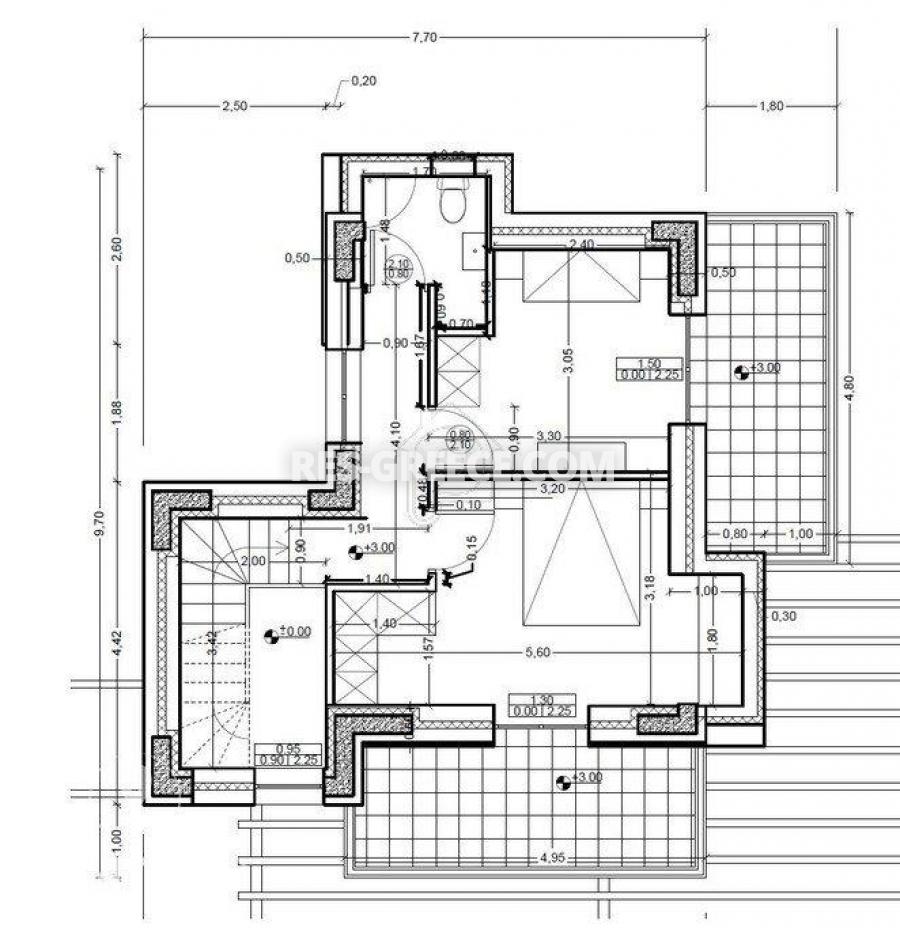 Хризантема, Халкидики-Кассандра, Греция - Угловая вилла с бассейном и большим садом в комплексе вилл у моря - Фото 18