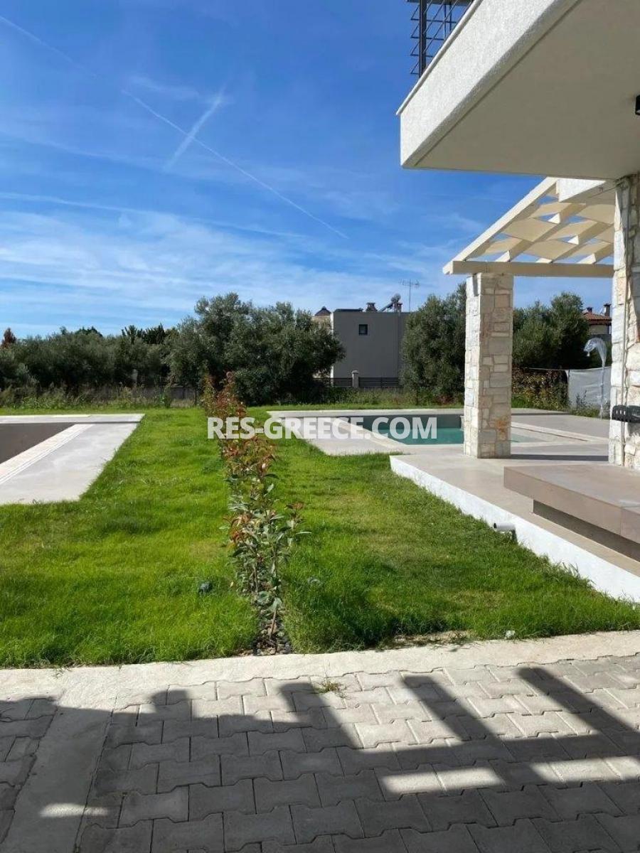 Хризантема, Халкидики-Кассандра, Греция - Угловая вилла с бассейном и большим садом в комплексе вилл у моря - Фото 7