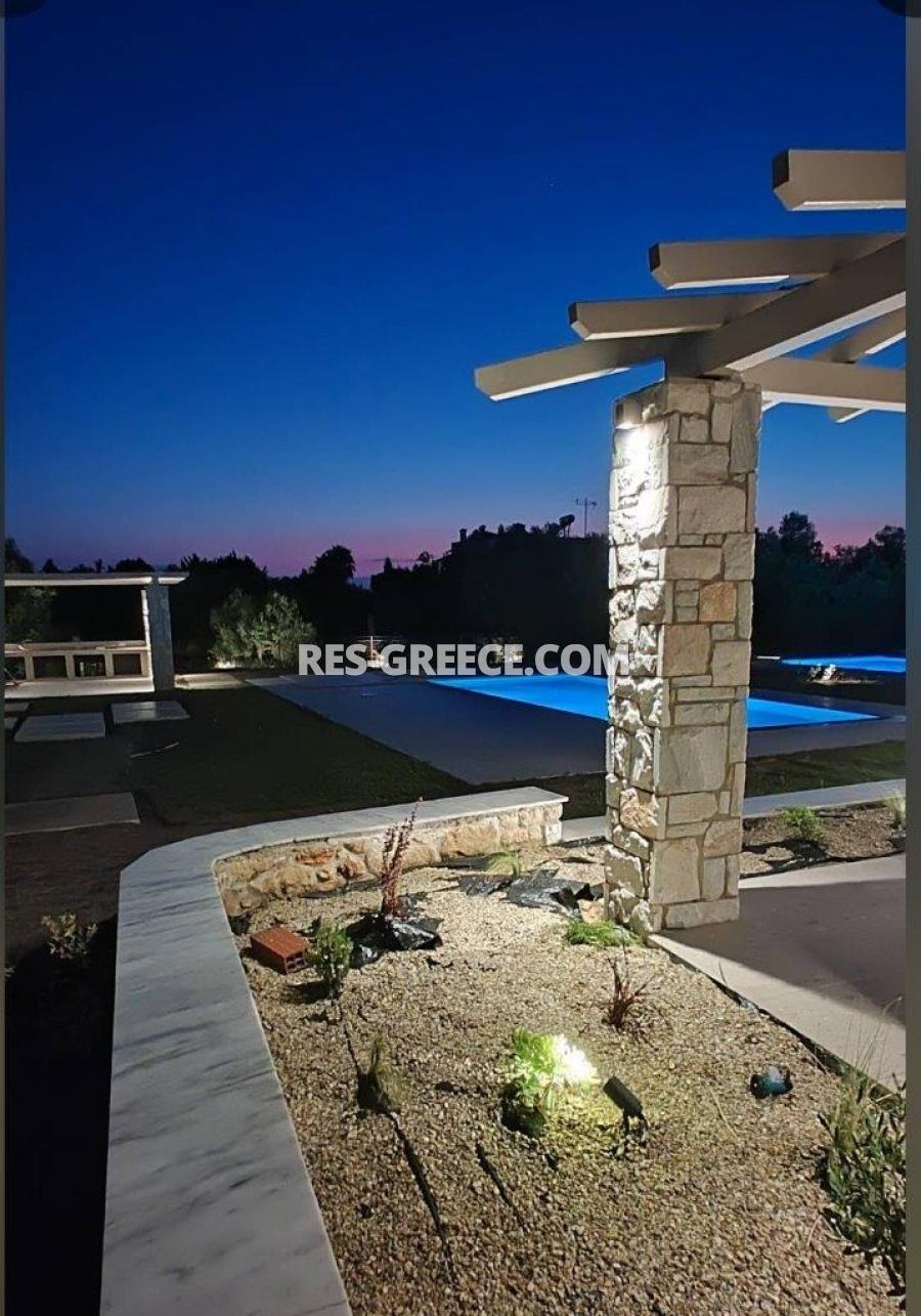 Хризантема, Халкидики-Кассандра, Греция - Угловая вилла с бассейном и большим садом в комплексе вилл у моря - Фото 8