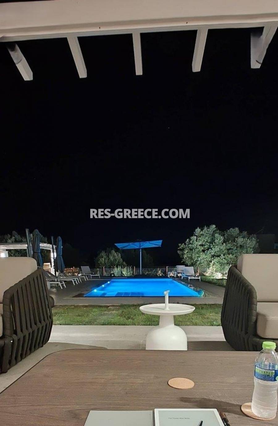 Хризантема, Халкидики-Кассандра, Греция - Угловая вилла с бассейном и большим садом в комплексе вилл у моря - Фото 10