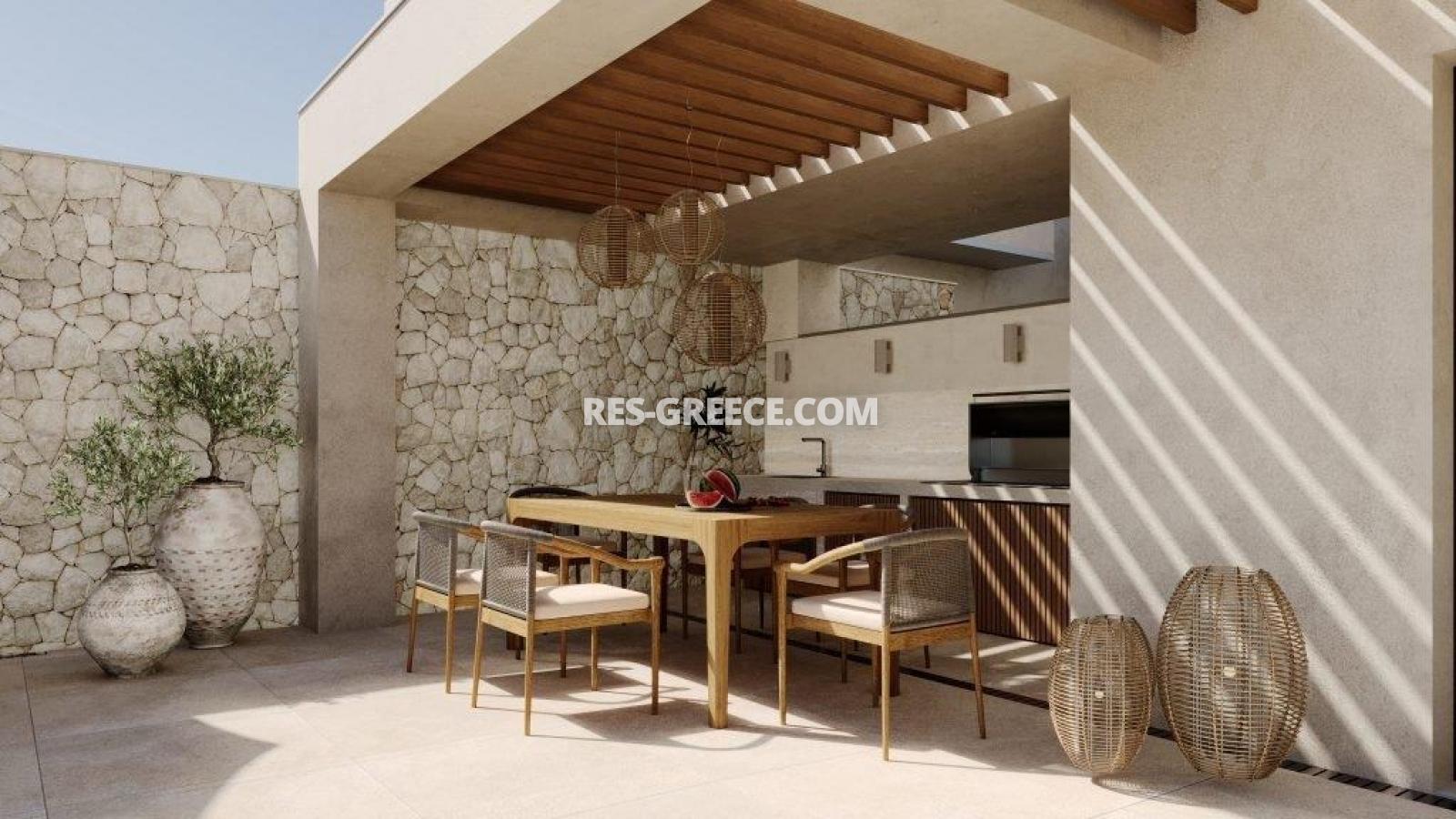 Лихнос, Халкидики-Кассандра, Греция - комплекс новый современных вилл у моря - Фото 13