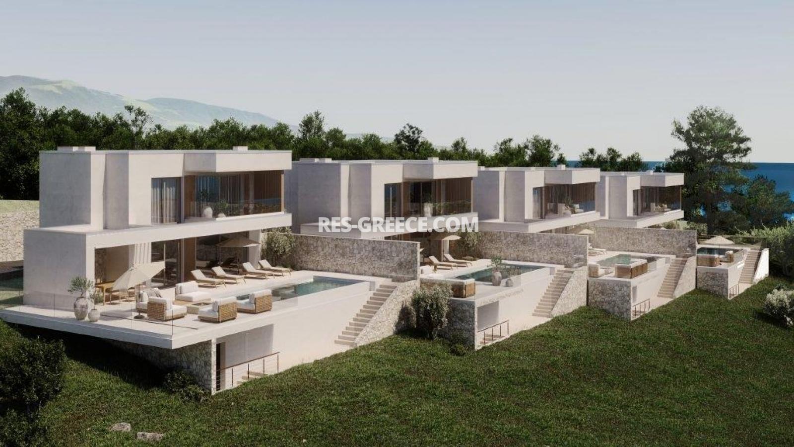 Лихнос, Халкидики-Кассандра, Греция - комплекс новый современных вилл у моря - Фото 17