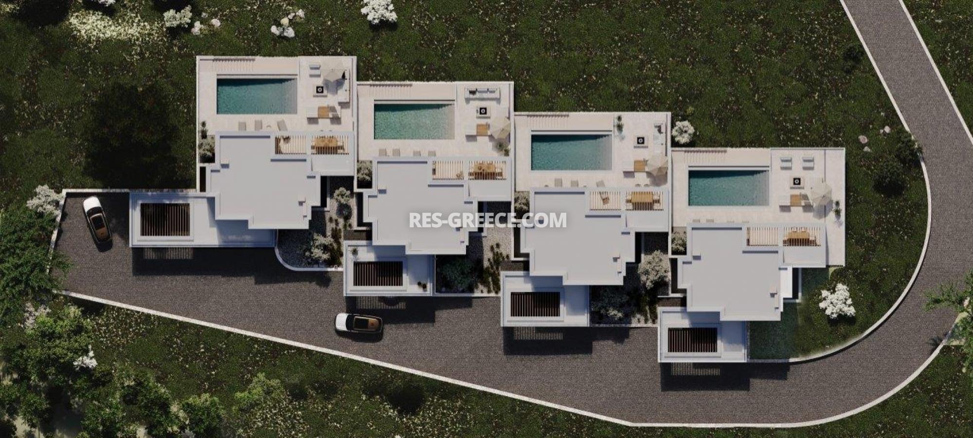 Лихнос, Халкидики-Кассандра, Греция - комплекс новый современных вилл у моря - Фото 18