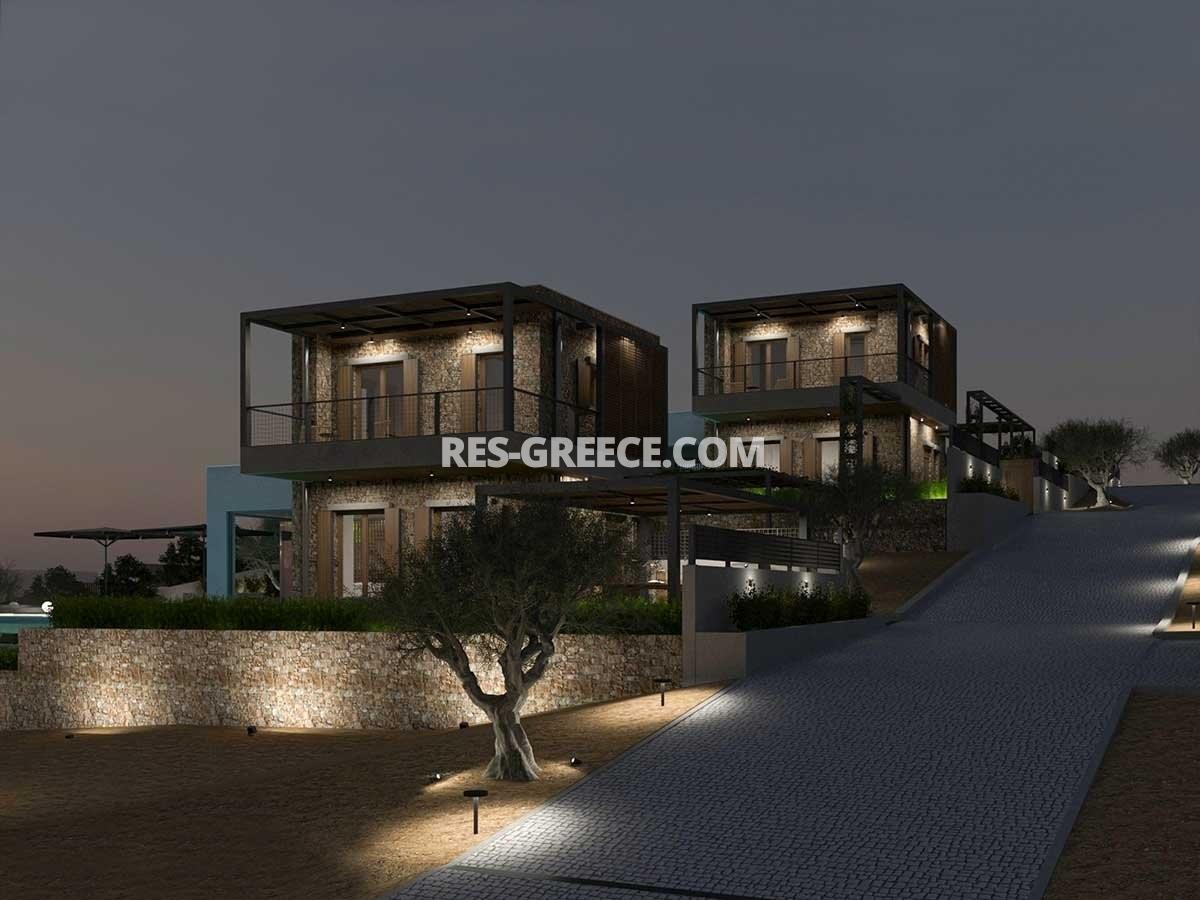 Вафи 2, Халкидики-Ситония, Греция - вилла с панорамным видом на этапе строительства - Фото 17