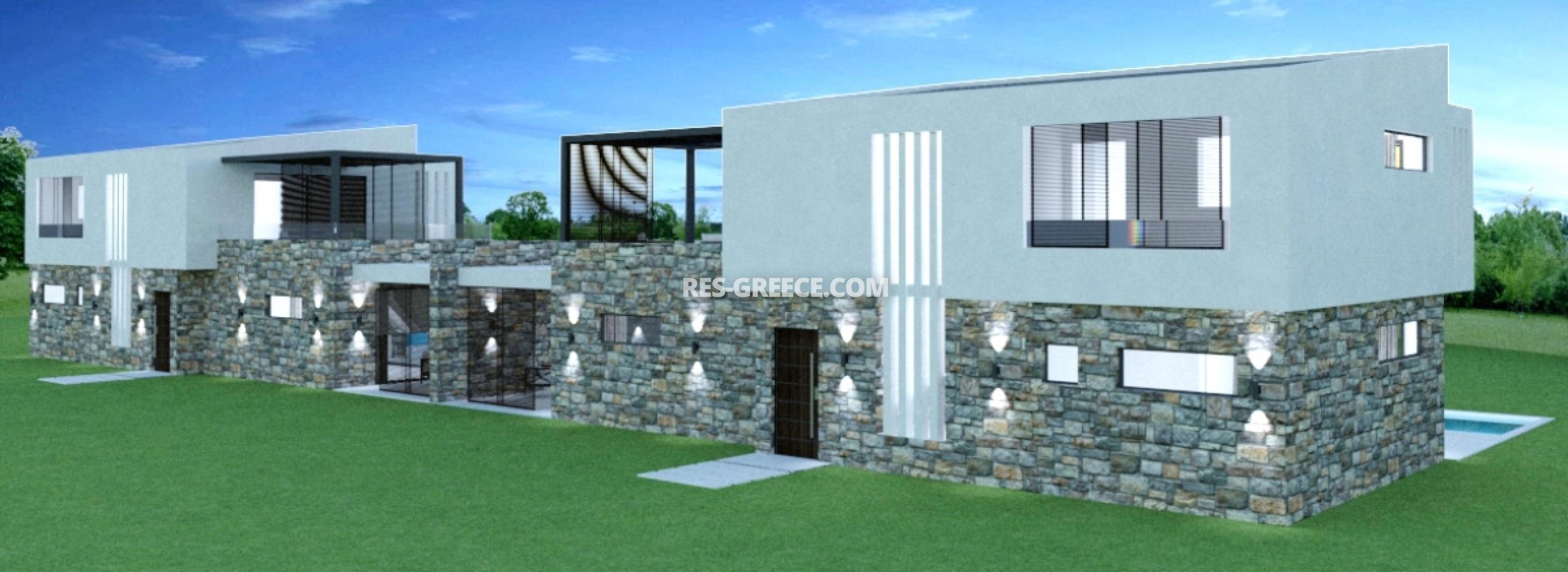 Дриино, Халкидики-Кассандра, Греция - современные виллы с бассейнами и панорамными видами - Фото 10