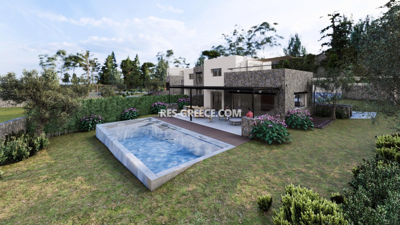 Иони виллас, Халкидики-Кассандра, Греция - виллы на этапе строительства для отдыха иди аренды - Фото 30