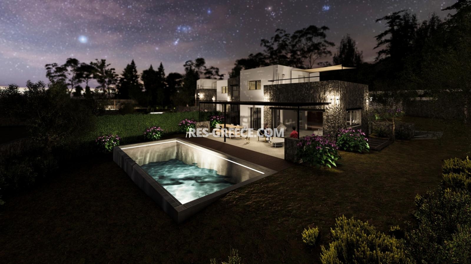 Иони виллас, Халкидики-Кассандра, Греция - виллы на этапе строительства для отдыха иди аренды - Фото 29