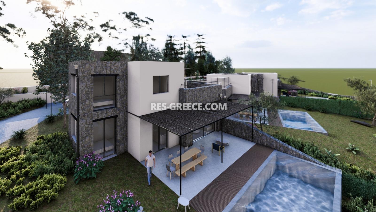 Иони виллас, Халкидики-Кассандра, Греция - виллы на этапе строительства для отдыха иди аренды - Фото 20