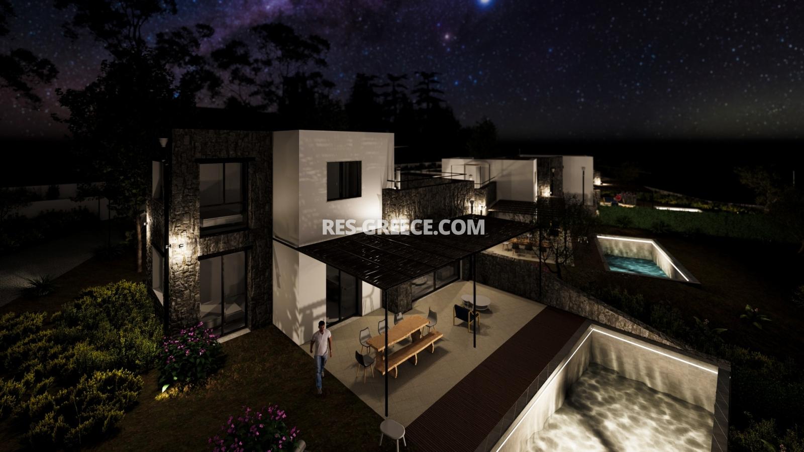 Иони виллас, Халкидики-Кассандра, Греция - виллы на этапе строительства для отдыха иди аренды - Фото 19