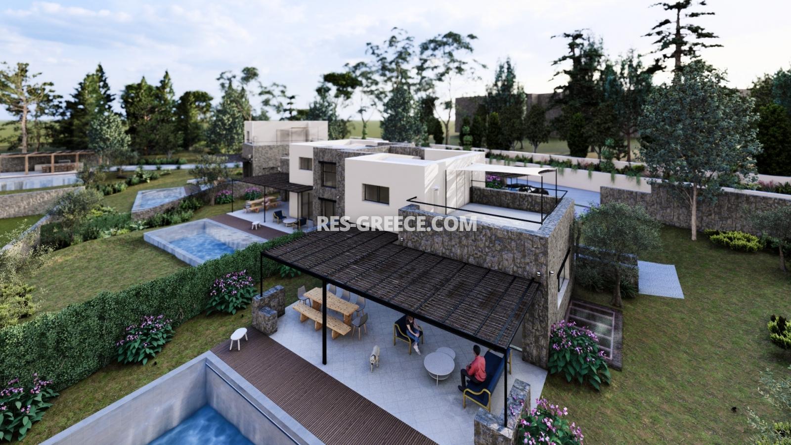 Иони виллас, Халкидики-Кассандра, Греция - виллы на этапе строительства для отдыха иди аренды - Фото 16