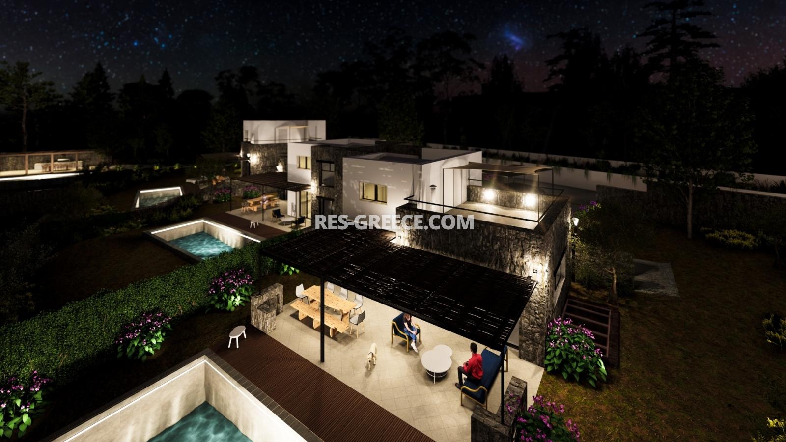 Иони виллас, Халкидики-Кассандра, Греция - виллы на этапе строительства для отдыха иди аренды - Фото 15