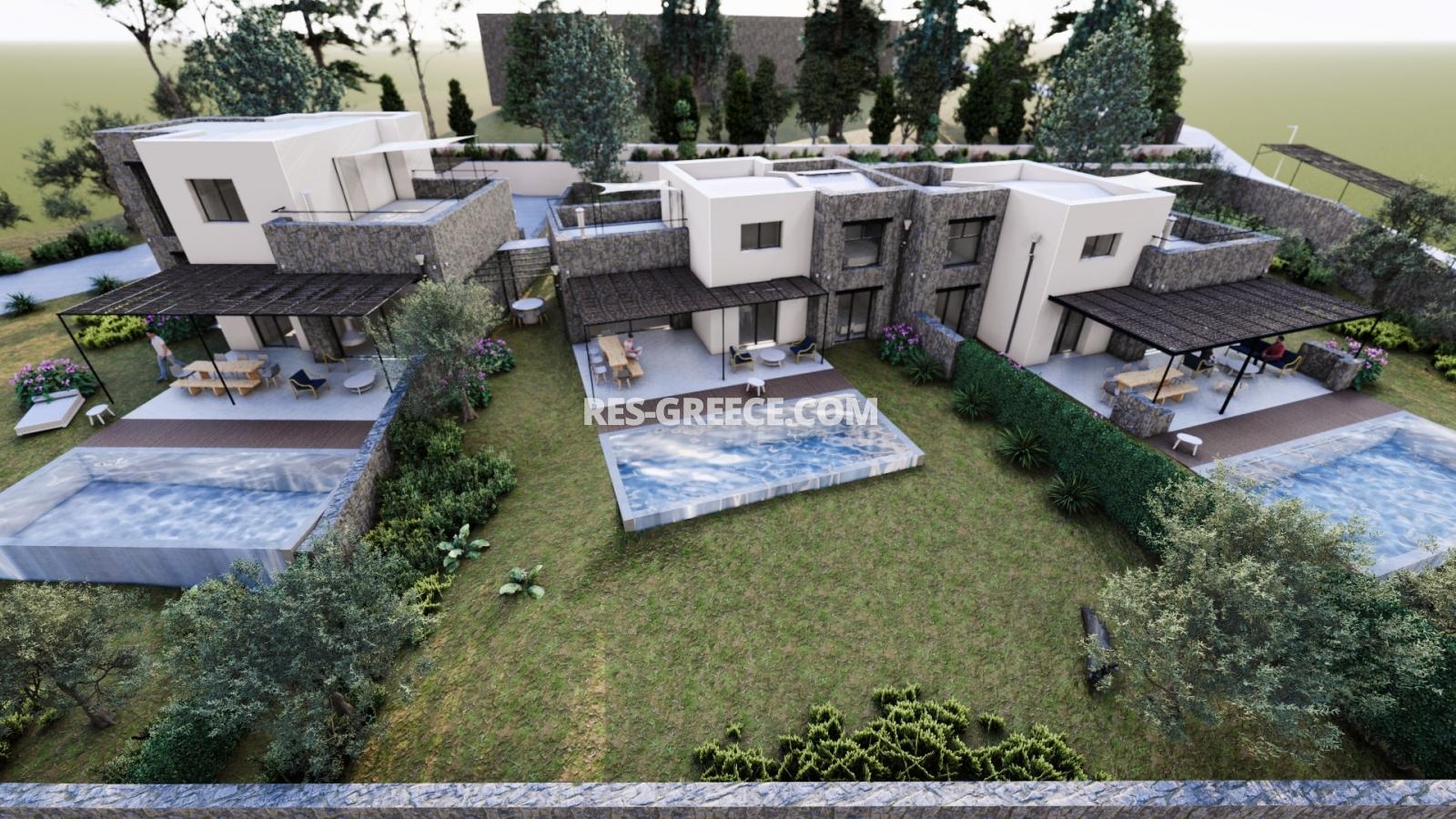 Иони виллас, Халкидики-Кассандра, Греция - виллы на этапе строительства для отдыха иди аренды - Фото 11