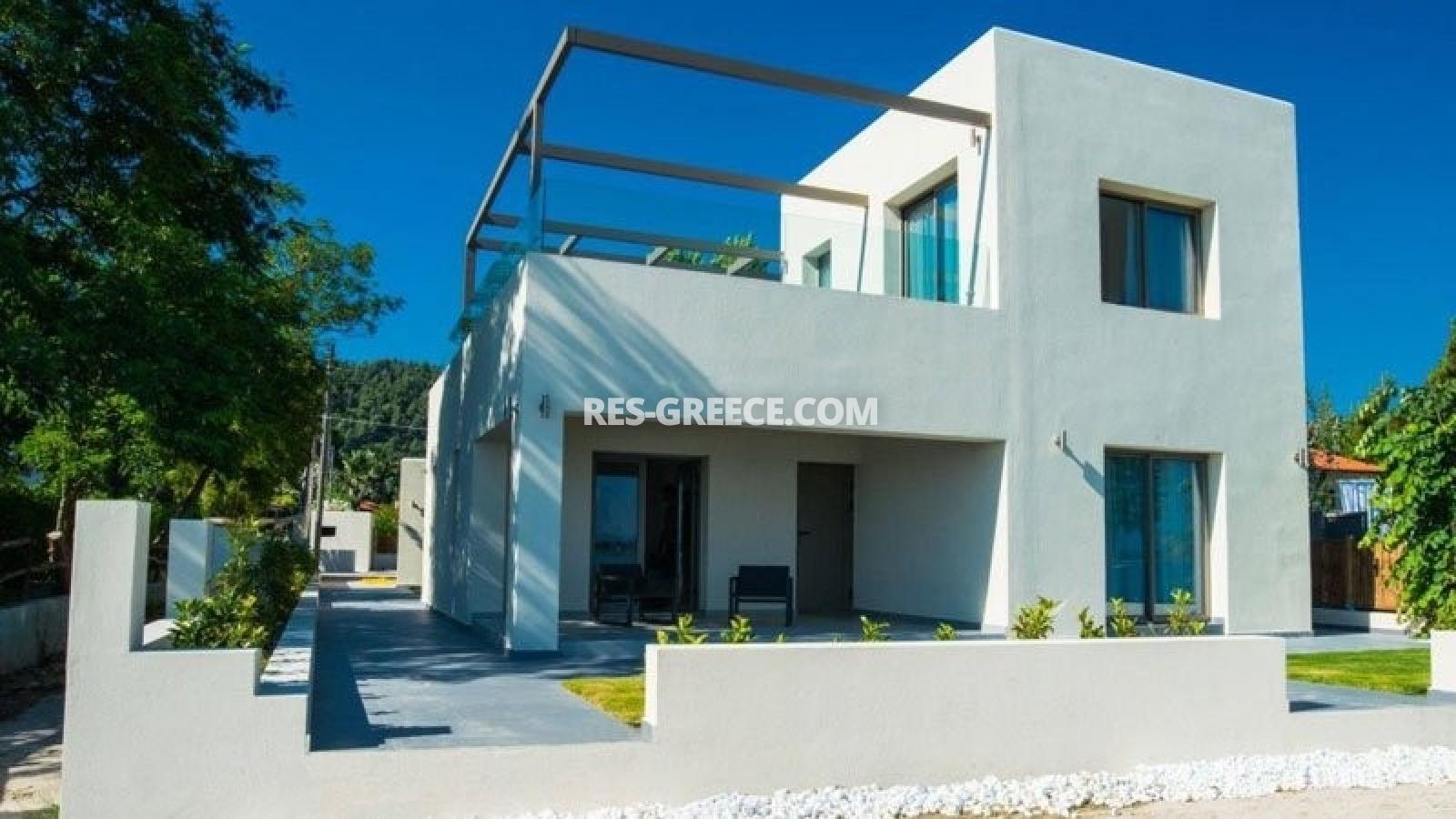 Тиамо, Халкидики-Ситония, Греция - современная вилла на пляже - Фото 23