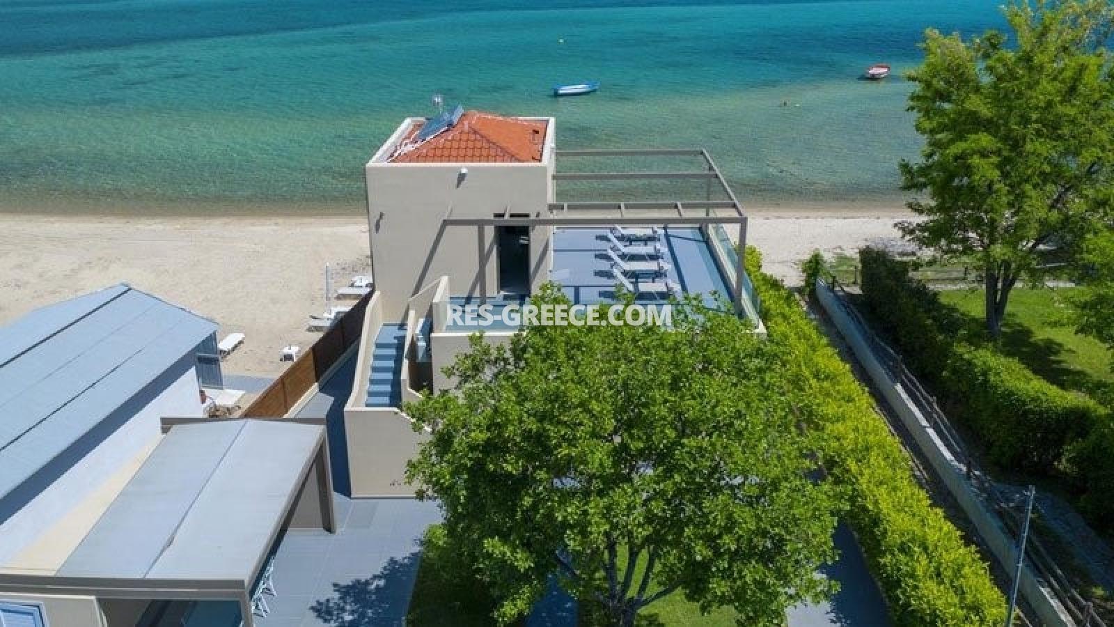 Тиамо, Вурвуру, Греция - современная вилла на пляже, Фото 2