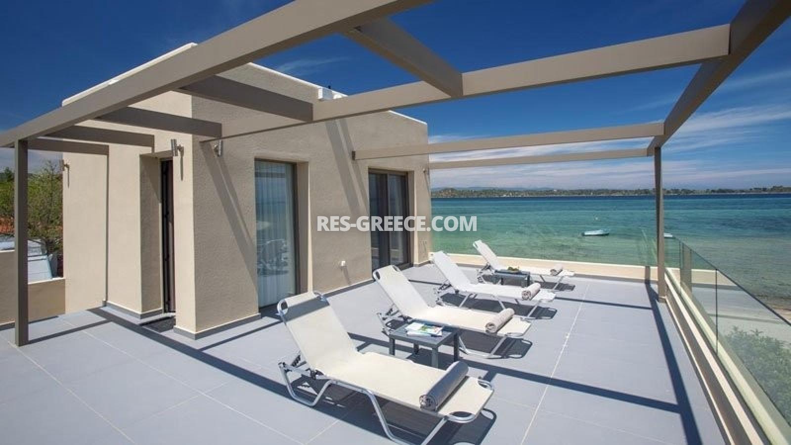 Тиамо, Халкидики-Ситония, Греция - современная вилла на пляже - Фото 16