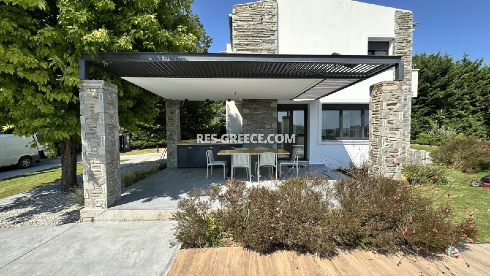 Ставроникита, Халкидики-Кассандра, Греция - вилла с бассейном после реконструкции в престижном Сани - Фото 24