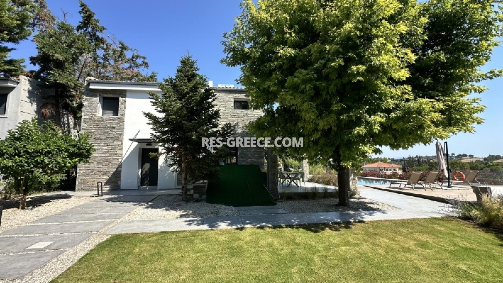 Ставроникита, Халкидики-Кассандра, Греция - вилла с бассейном после реконструкции в престижном Сани - Фото 21