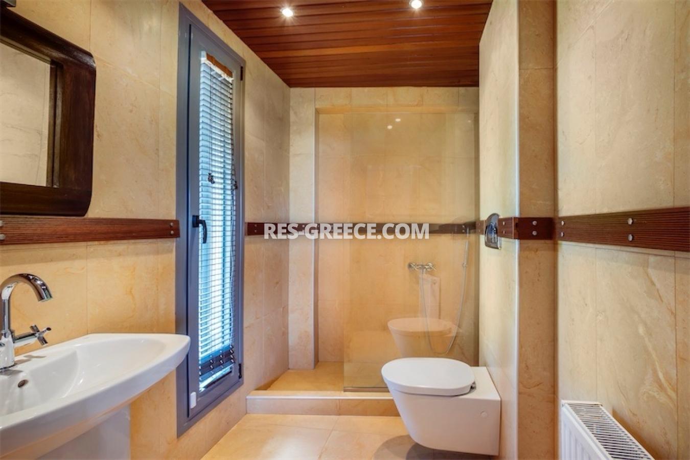 Паллирия вилла, Халкидики-Кассандра, Греция - вилла на 1 линии в закрытом комплексе Паллирис у моря - Фото 15