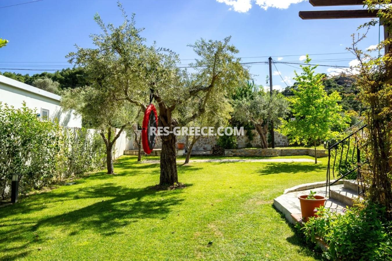 Наоко, Халкидики-Ситония, Греция - традиционная вилла на большом участке у пляжа - Фото 15